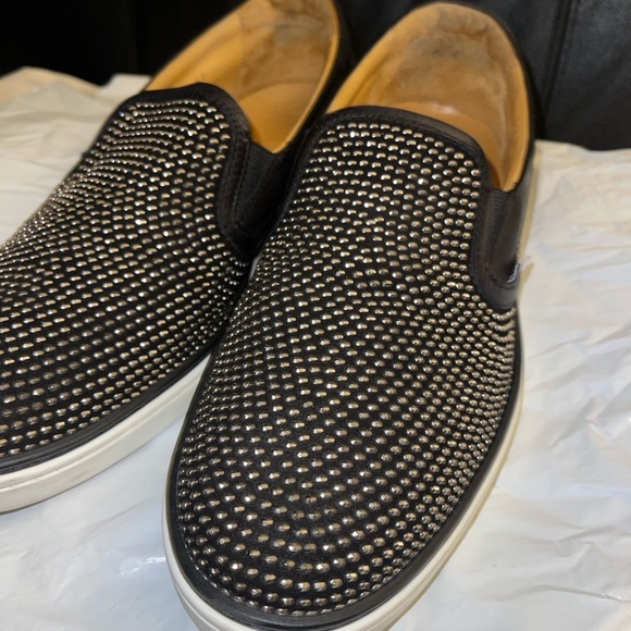 JIMMY CHOO Studded Black Slip-On Men\'s Shoes            SIZE 41EU /8US main image 10